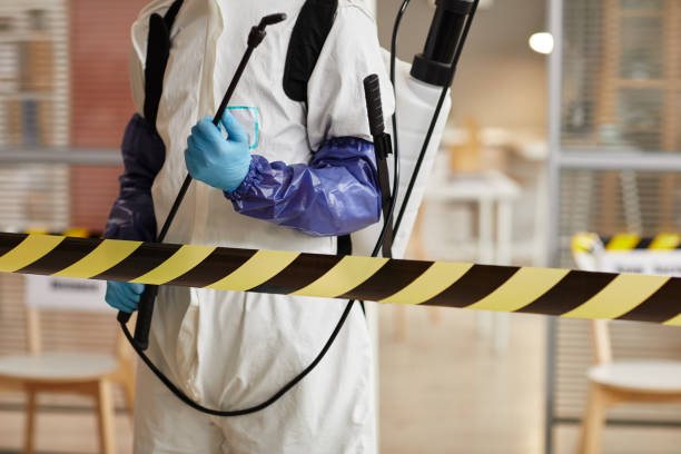 Professional Blood Cleanup technician working in Orleans, IN